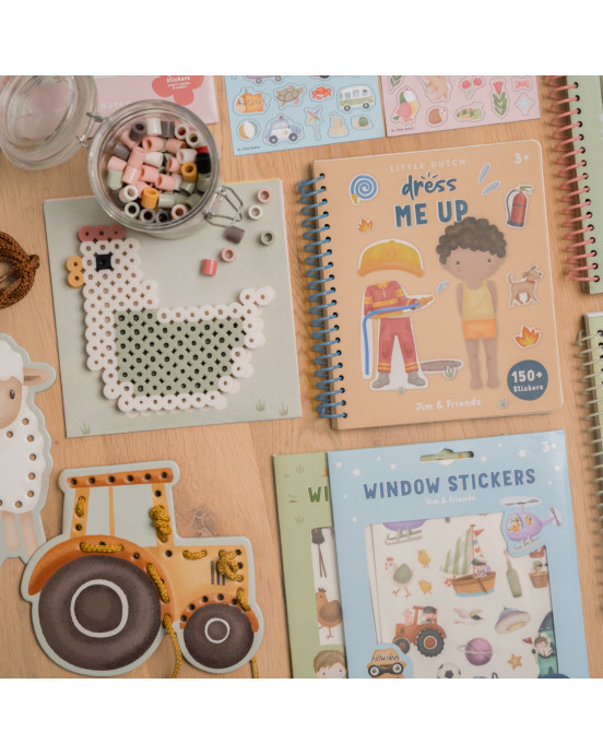 LITTLE DUTCH. Σετ 5 χαρτονένιες κάρτες με κορδόνι Little Farm