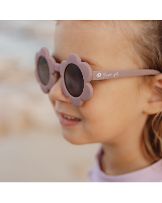 LITTLE DUTCH. Παιδικά γυαλιά ηλίου UV 400 Flower Mauve