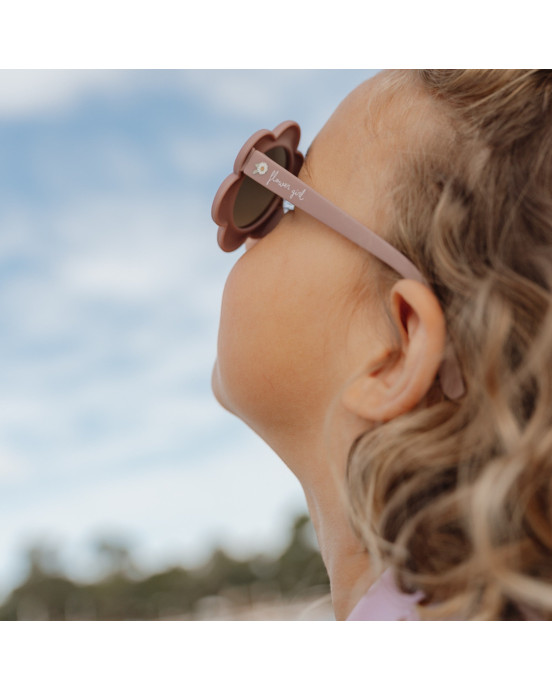 LITTLE DUTCH. Παιδικά γυαλιά ηλίου UV 400 Flower Mauve