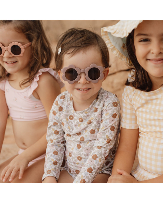 LITTLE DUTCH. Παιδικά γυαλιά ηλίου UV 400 Flower Mauve