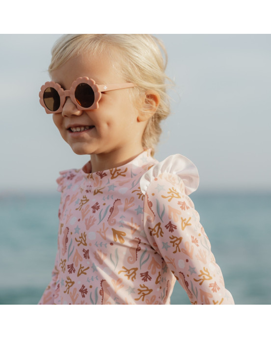 LITTLE DUTCH. Παιδικά γυαλιά ηλίου UV 400 Shell Old Pink