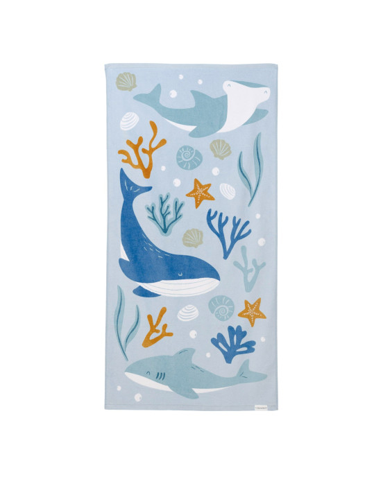 LITTLE DUTCH. Πετσέτα θαλάσσης Ocean Dreams Μπλε