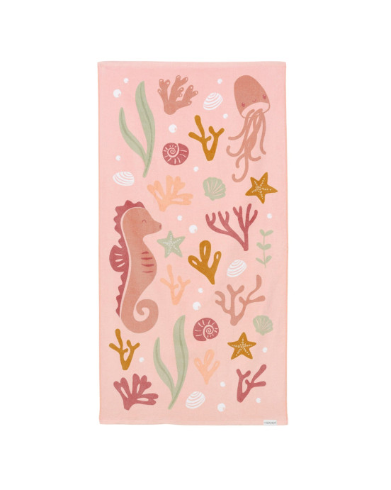 LITTLE DUTCH. Πετσέτα θαλάσσης Ocean Dreams Ροζ