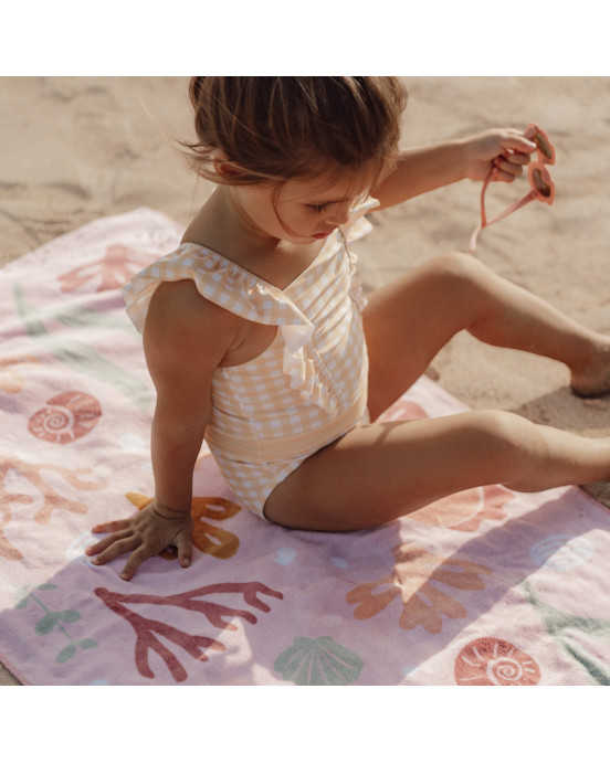 LITTLE DUTCH. Πετσέτα θαλάσσης Ocean Dreams Ροζ