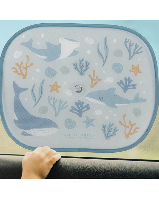 LITTLE DUTCH. Ηλιοπροστασία αυτοκινήτου Ocean Dreams Μπλε