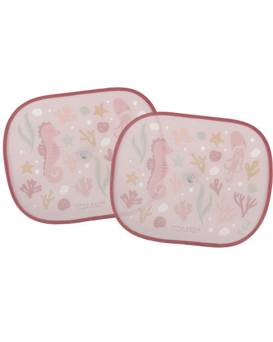 LITTLE DUTCH. Ηλιοπροστασία αυτοκινήτου Ocean Dreams Ροζ