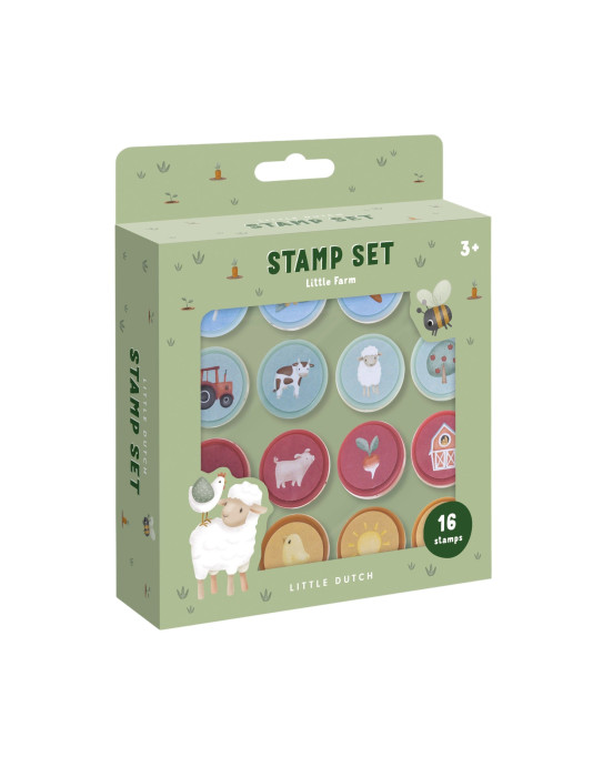 LITTLE DUTCH. Σετ σφραγίδες Little Farm