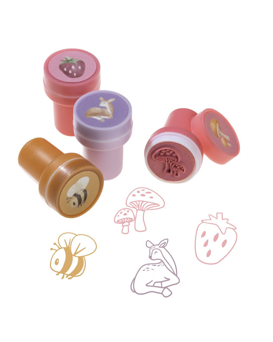 LITTLE DUTCH. Σετ σφραγίδες Fairy Garden