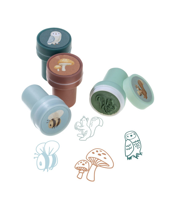 LITTLE DUTCH. Σετ σφραγίδες Forest Friends