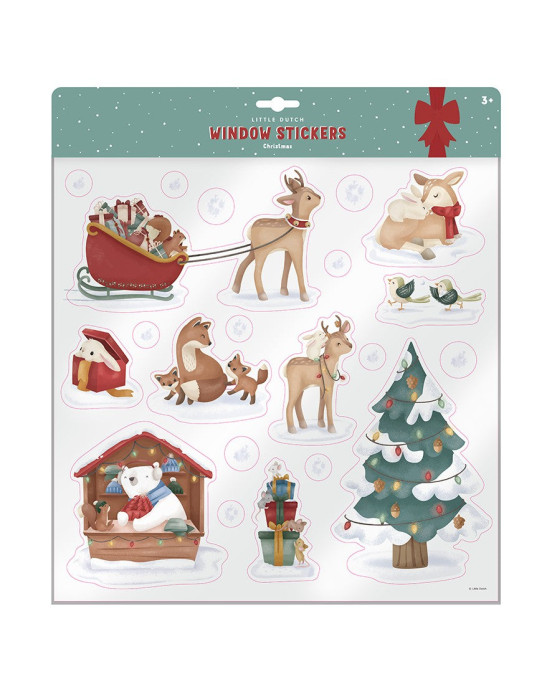 LITTLE DUTCH. Αυτοκόλλητα παραθύρου Christmas