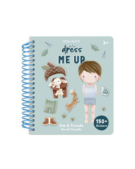 LITTLE DUTCH. Βιβλιαράκι Dress me up Forest Friends