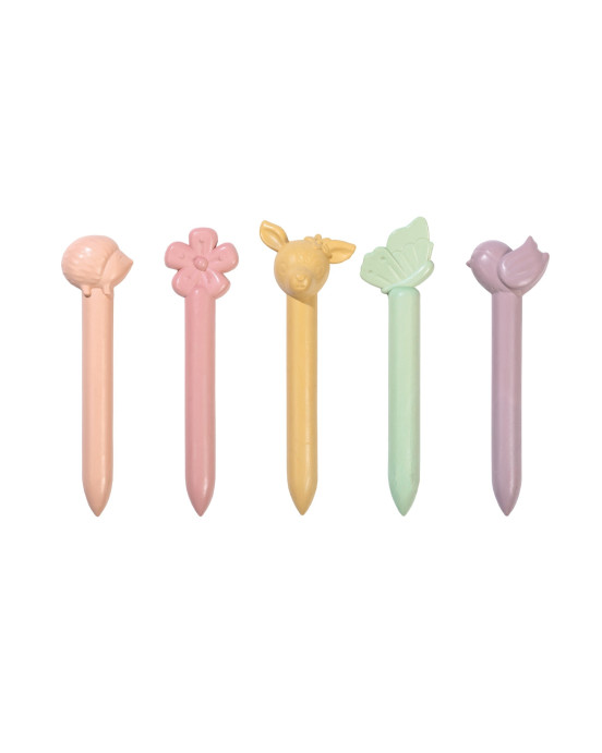 LITTLE DUTCH. Κηρομπογιές Fairy Garden