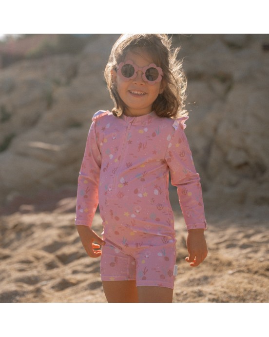 LITTLE DUTCH. Παιδικά γυαλιά ηλίου Flower Pink
