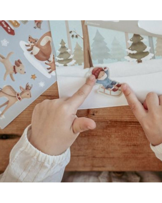LITTLE DUTCH. Σετ με Χριστουγεννιάτικα αυτοκόλλητα
