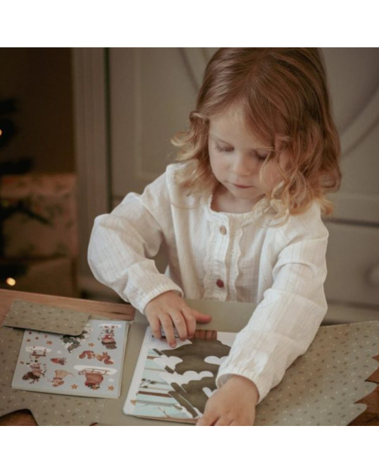 LITTLE DUTCH. Σετ με Χριστουγεννιάτικα αυτοκόλλητα