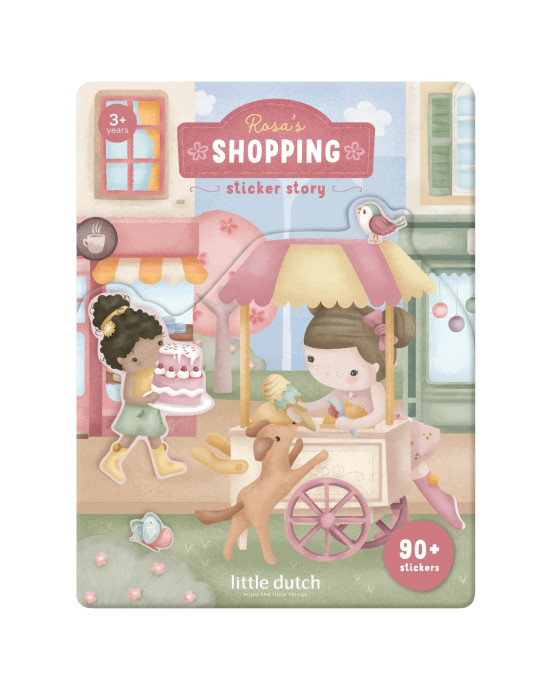 LITTLE DUTCH. Σετ με αυτοκόλλητα Rosa