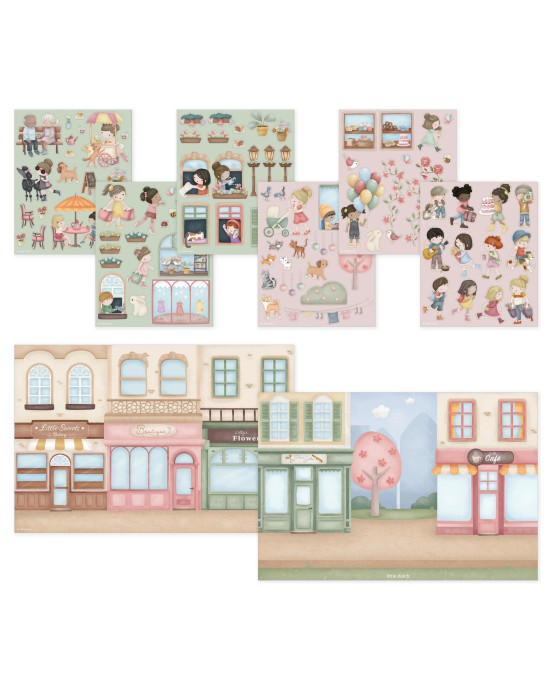 LITTLE DUTCH. Σετ με αυτοκόλλητα Rosa