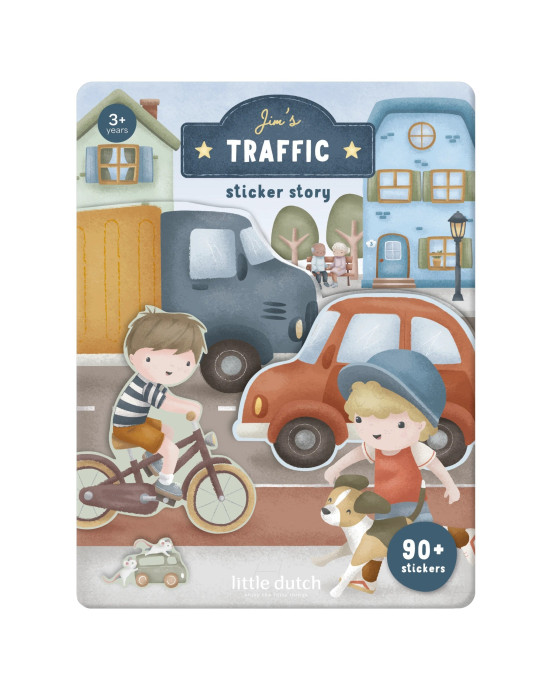 LITTLE DUTCH. Σετ με αυτοκόλλητα Jim