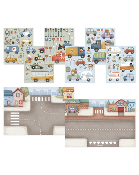 LITTLE DUTCH. Σετ με αυτοκόλλητα Jim