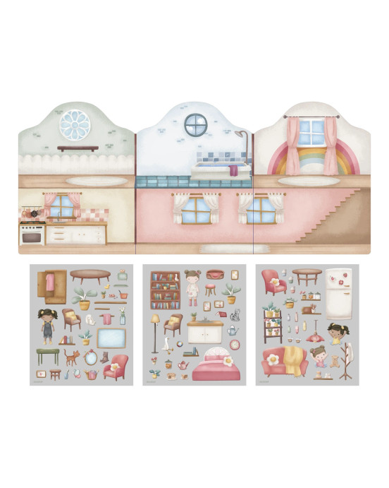 LITTLE DUTCH. Βιβλιαράκι με αυτοκόλλητα Rosa