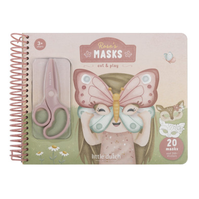 LITTLE DUTCH. Βιβλίο κατασκευών με παιδικό ψαλίδι Rosa