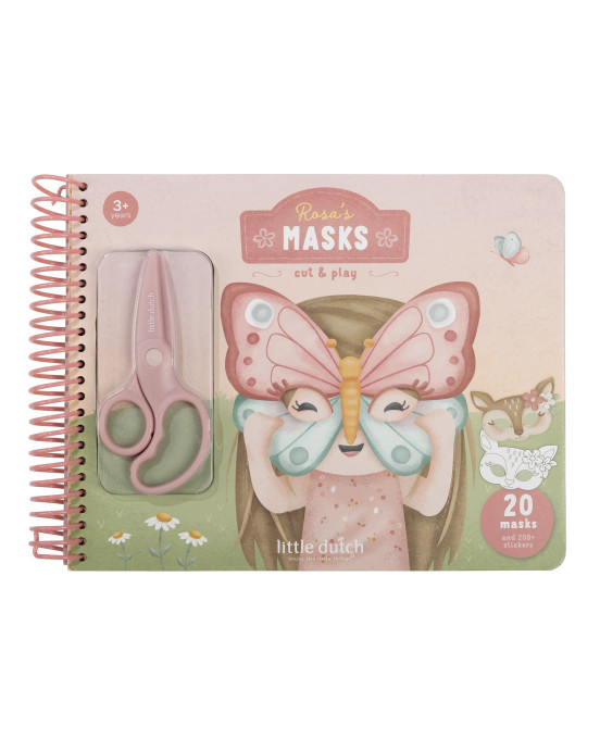 LITTLE DUTCH. Μεγάλο σετ ζωγραφικής - κατασκευών σε κουτί Rosa