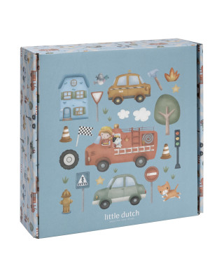 LITTLE DUTCH. Μεγάλο σετ ζωγραφικής - κατασκευών σε κουτί Jim