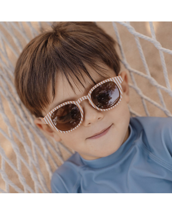 LITTLE DUTCH. Παιδικά γυαλιά ηλίου UV 400 Ocean Brown Stripes