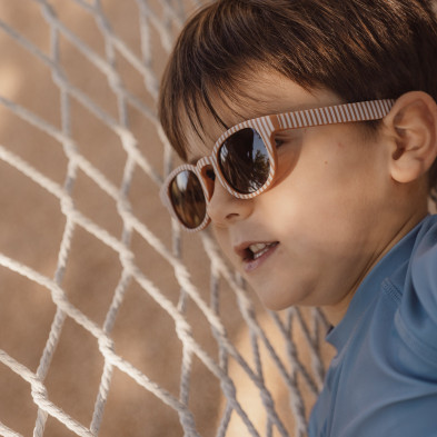 LITTLE DUTCH. Παιδικά γυαλιά ηλίου UV 400 Ocean Brown Stripes