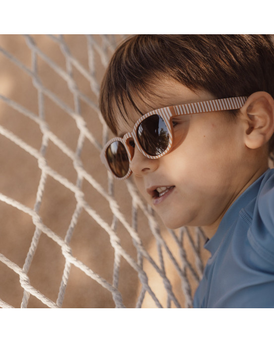 LITTLE DUTCH. Παιδικά γυαλιά ηλίου UV 400 Ocean Brown Stripes