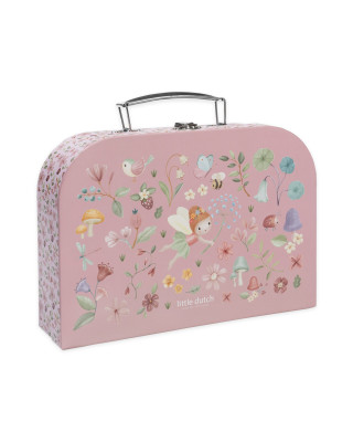 LITTLE DUTCH. Σετ ζωγραφικής - κατασκευών σε βαλιτσάκι Rosa Fairy Garden