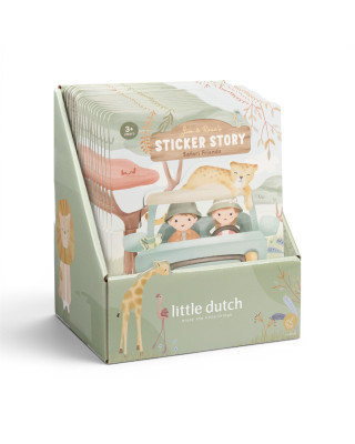 LITTLE DUTCH. Σετ με αυτοκόλλητα Safari Friends