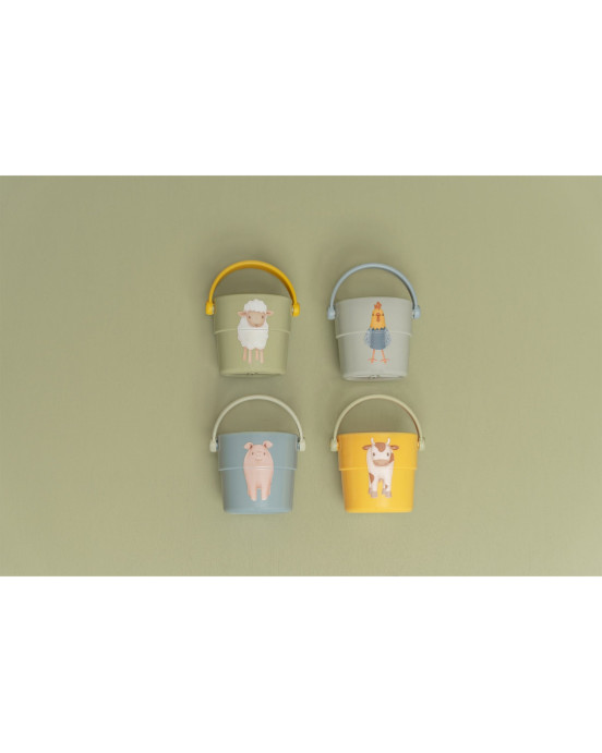 LITTLE DUTCH. Παιχνίδι μπάνιου κυπελάκια Little Farm