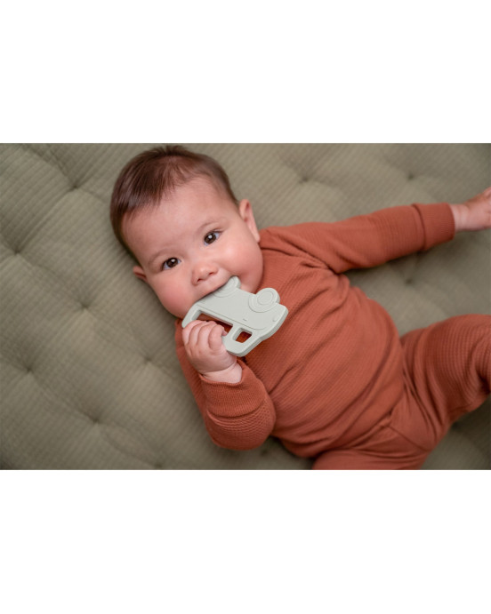 LITTLE DUTCH. Μασητικό σιλικόνης Λεωφορειάκι