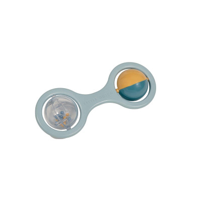 LITTLE DUTCH. Κουδουνίστρα με περιστρεφόμενη μπαλίτσα Μπλε