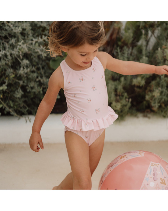 LITTLE DUTCH. Μπάλα παραλίας Ocean Dreams Ροζ (35 εκ.)