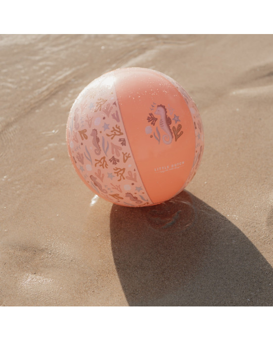 LITTLE DUTCH. Μπάλα παραλίας Ocean Dreams Ροζ (35 εκ.)