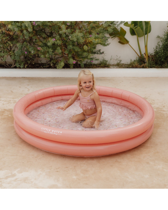 LITTLE DUTCH. Φουσκωτή πισίνα Ocean Dreams Ροζ 150 εκ.