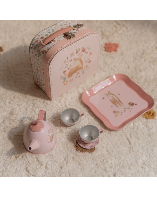 LITTLE DUTCH. Σετ τσαγιού σε βαλιτσάκι Fairy Garden