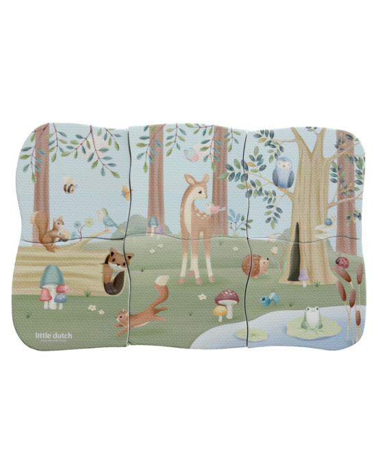LITTLE DUTCH. Παζλ μπάνιου Forest Friends