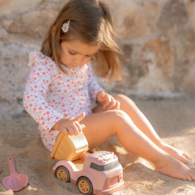 LITTLE DUTCH. Φορτηγάκι Ροζ 17εκ.