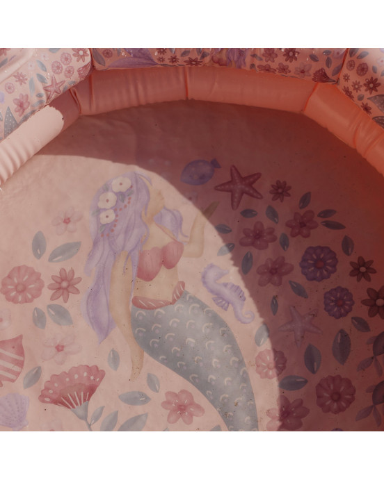 LITTLE DUTCH. Φουσκωτή πισίνα με ουρά γοργόνας Dreamy Mermaid 80εκ.