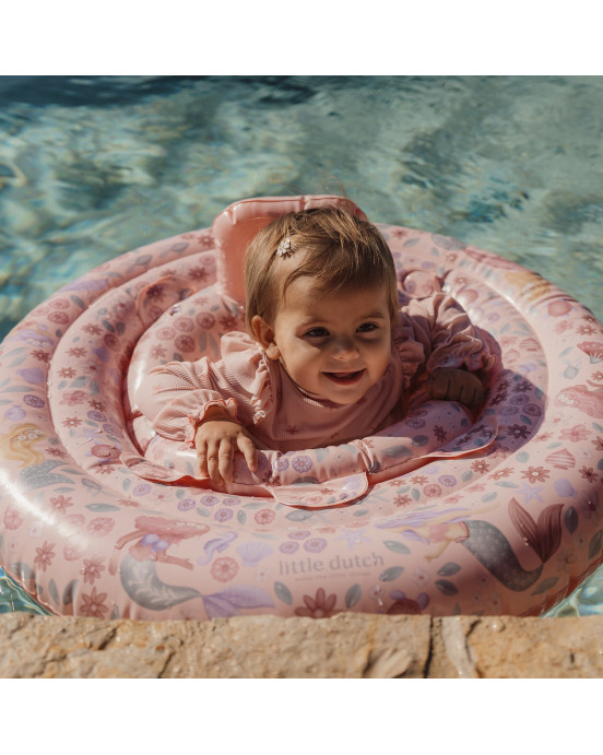 LITTLE DUTCH. Βρεφικό σωσίβιο Dreamy Mermaid Ροζ