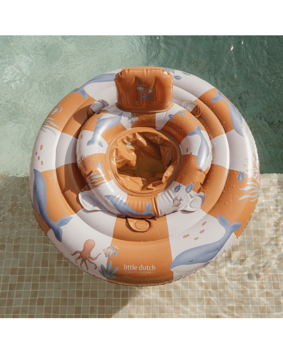 LITTLE DUTCH. Βρεφικό σωσίβιο Ocean World Μπλε