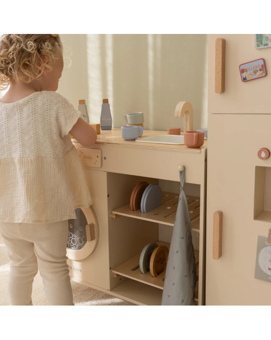 LITTLE DUTCH. Ξύλινο πλυντήριο ρούχων FSC Limited Edition