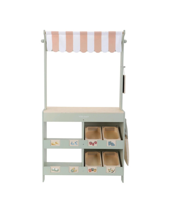 LITTLE DUTCH. Ξύλινος πάγκος αγοράς FSC