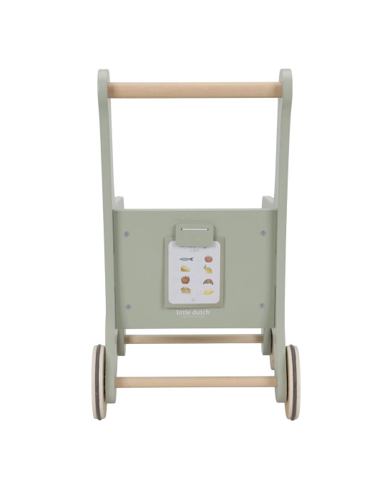 LITTLE DUTCH. Ξύλινο καροτσάκι αγορών FSC