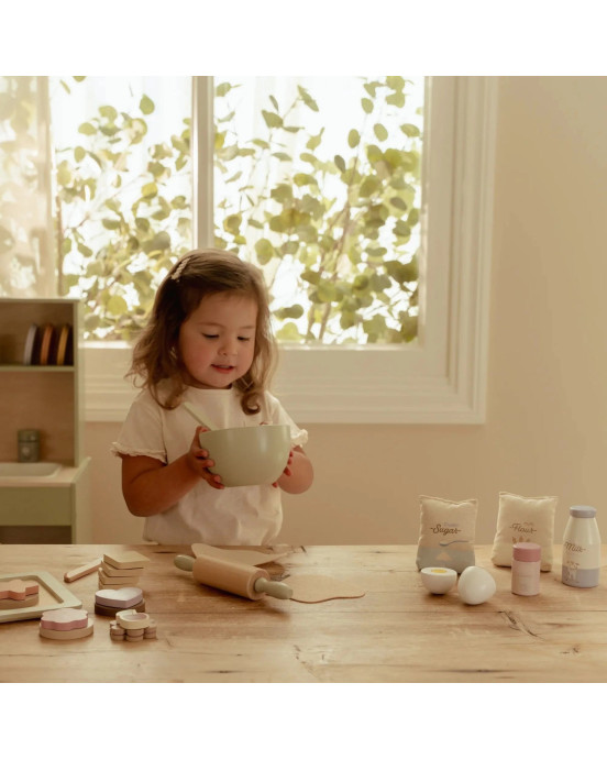 LITTLE DUTCH. Ξύλινο σετ ζαχαροπλαστικής FSC