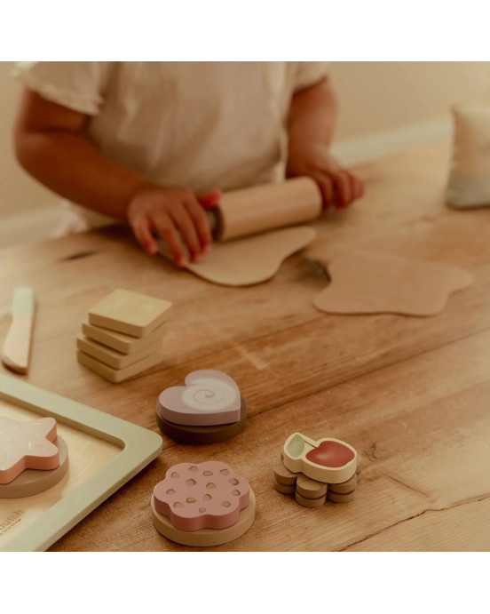 LITTLE DUTCH. Ξύλινο σετ ζαχαροπλαστικής FSC