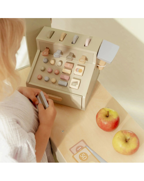 LITTLE DUTCH. Ξύλινη ταμειακή μηχανή FSC